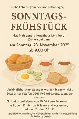 Sonntags-Frühstück im Mehrgenerationenhaus