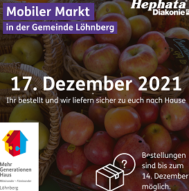 Am 17. Dezember 2021 ist wieder Mobiler Markt in der Gemeinde Löhnberg