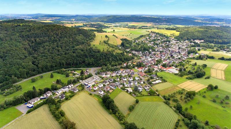 Bild: Luftaufnahme Niedershausen